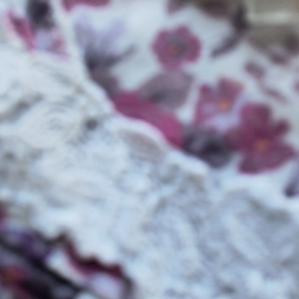 Eileen West Nightgown S Pink Purple White Floral Lace Cotton Dainty Cottagecore - Picture 11 of 15